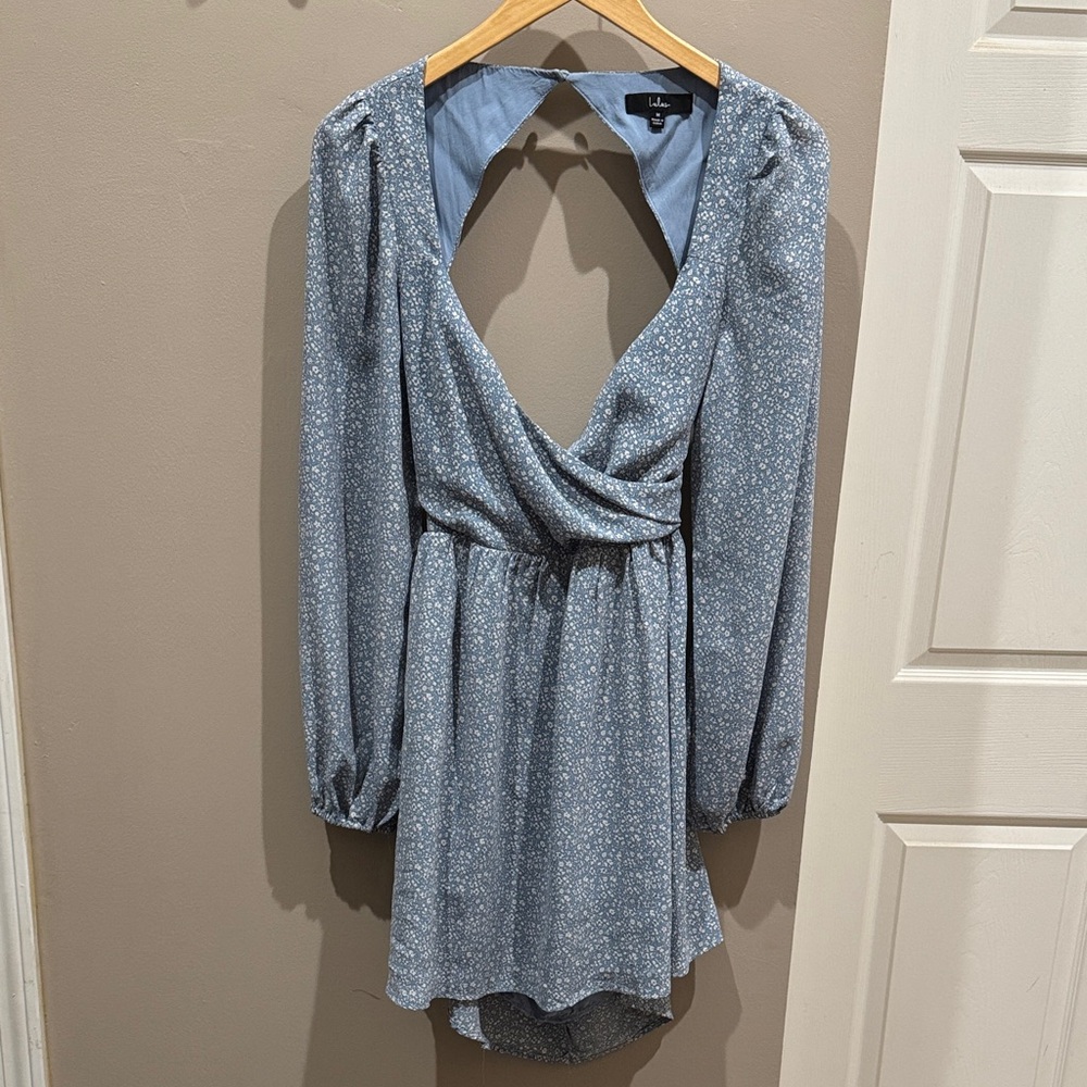 Lulu’s Blue Floral Dress